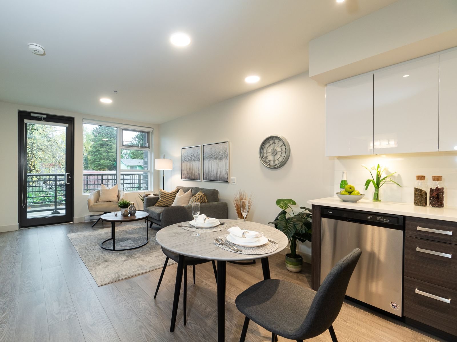 Retirement living surrey bc open kitchen space