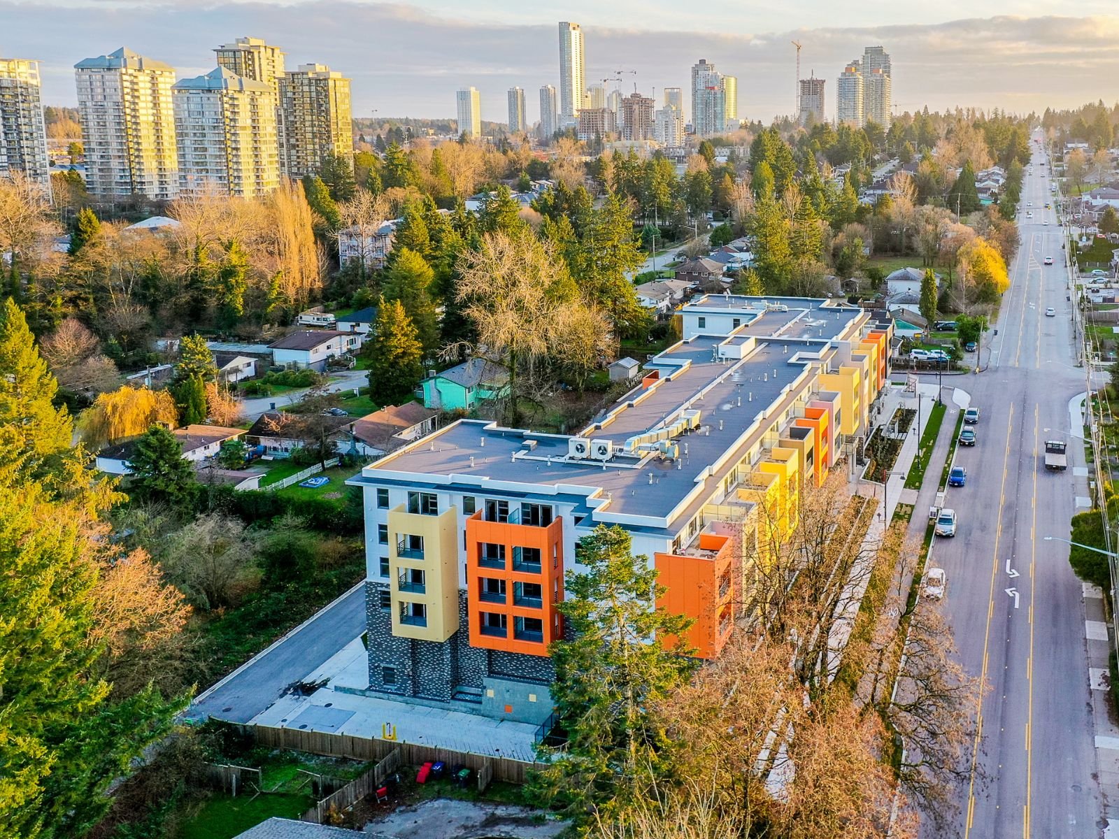 Senior living surrey bc exterior community building