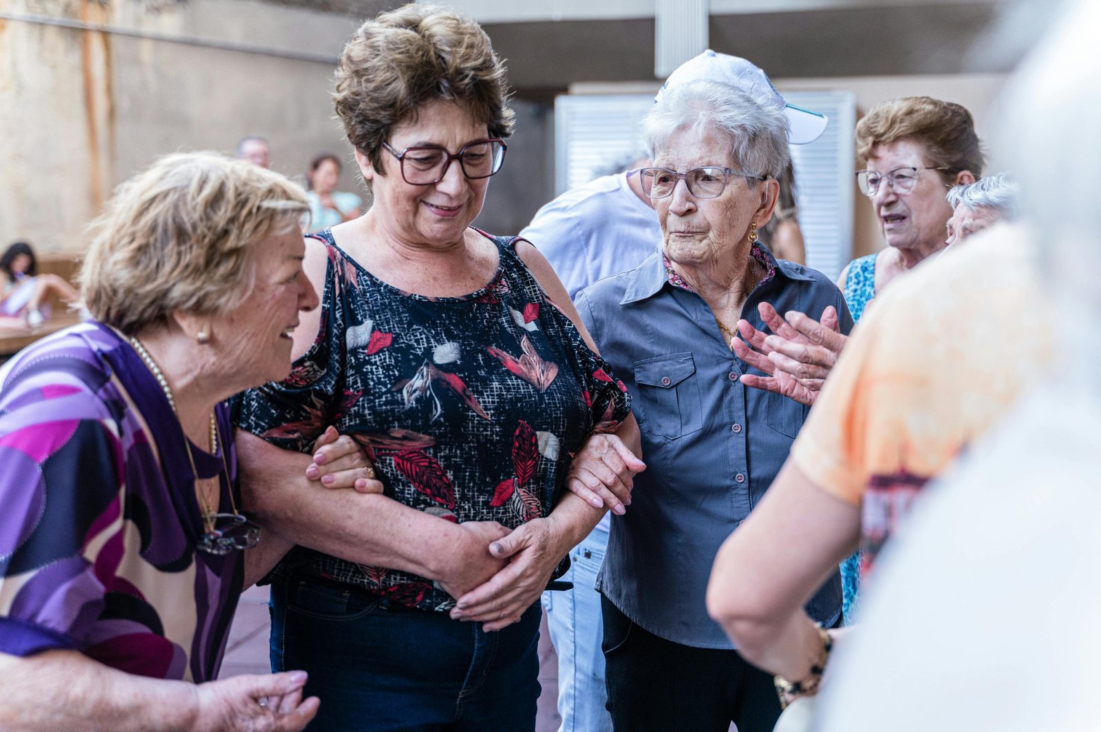 surrey seniors conversing